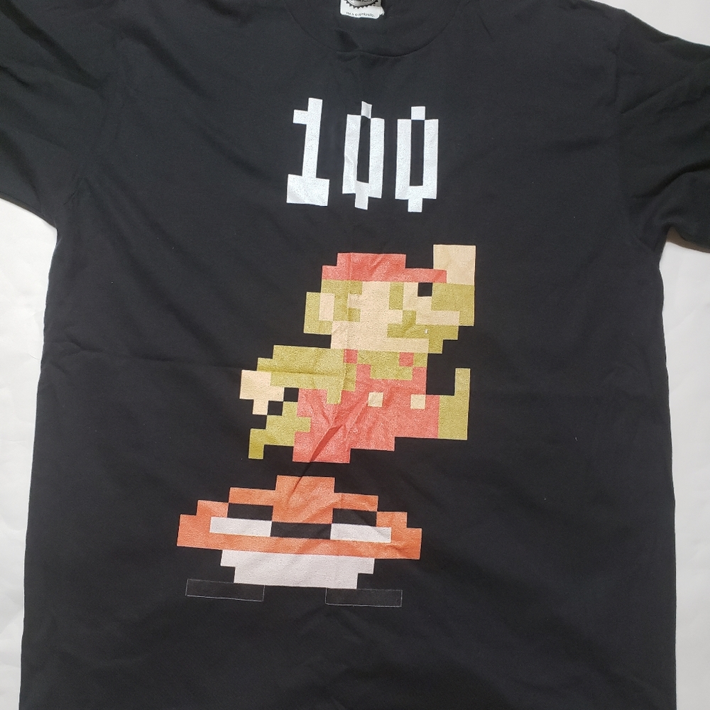 Super Mario Bros 100 Logo Tee